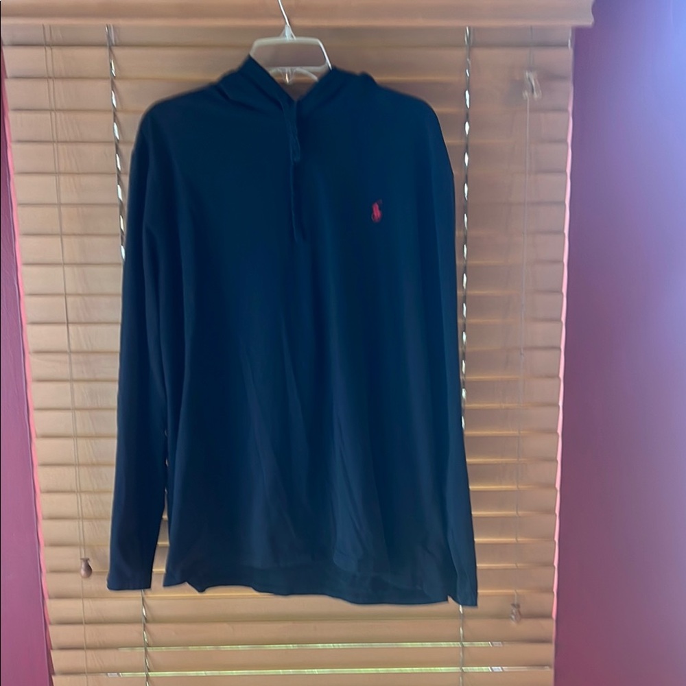 Polo Ralph Lauren Black lightweight hoodie XXL